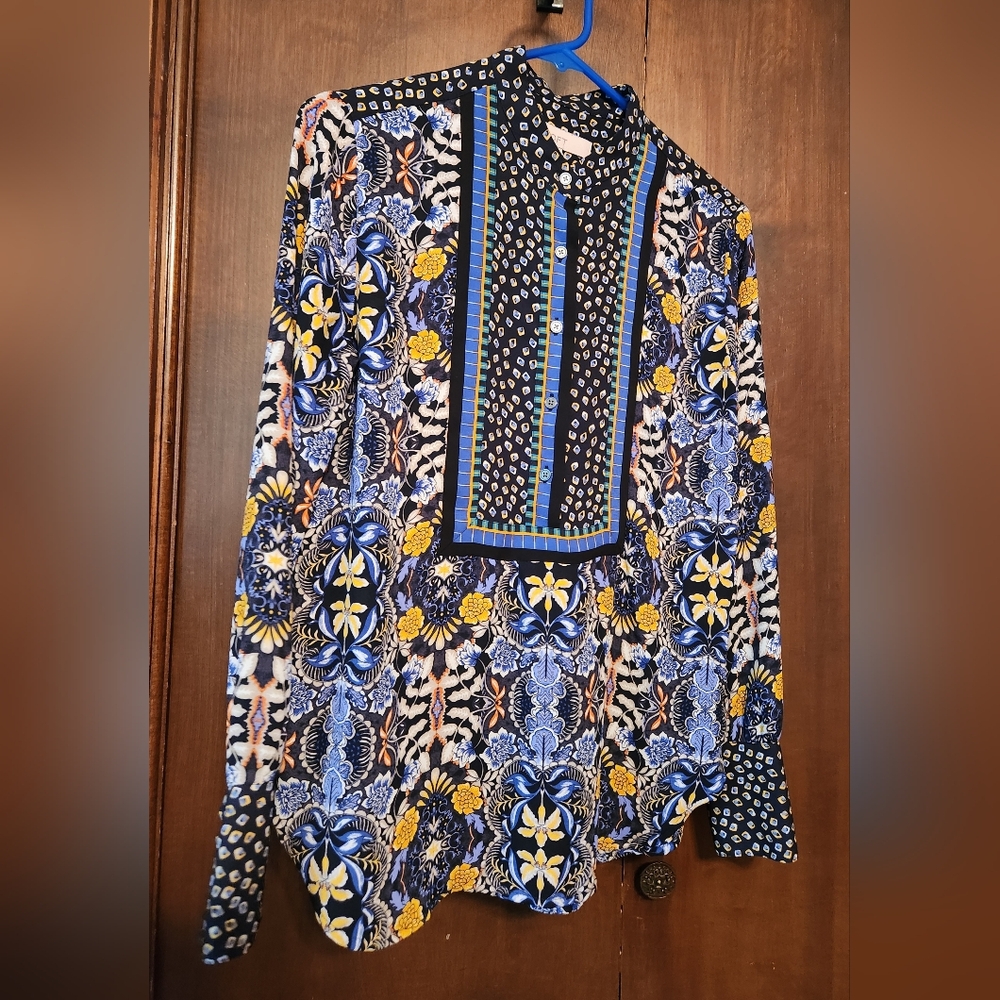 Women's Multicolor Patterned Bouse